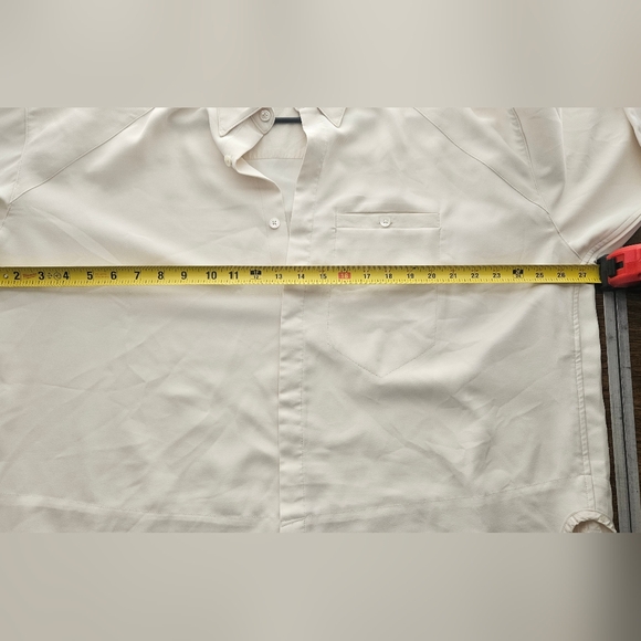 Women's Cream Button Down Shirt - Picture 6 of 8